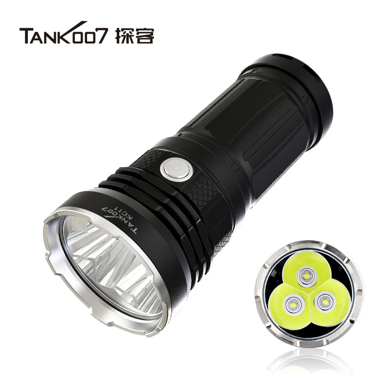 TANK007探（tàn）客KC11強光戶外搜索手電 大功率LED強光..